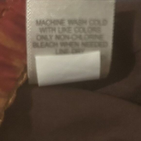 J.Jill‎ Womens Abstract Floral Print Midi Skirt-Cotton Silk-Sz 14P-Lined-Artsy - Picture 7 of 9